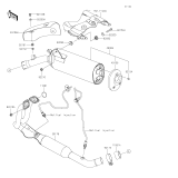 KAWASAKI, EL450BRFNN 2024,EL450BSFNN 2025, AUSPUFF