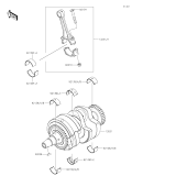 KAWASAKI, EL450BRFNN 2024,EL450BSFNN 2025, KURBELWELLE