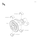 KAWASAKI, EL450BRFNN 2024,EL450BSFNN 2025, AUSGLEICHSWELLE