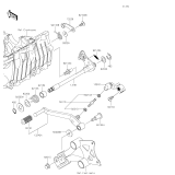 KAWASAKI, EL450BRFNN 2024,EL450BSFNN 2025, GANGSCHALTUNG