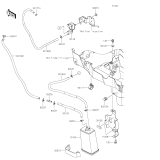 KAWASAKI, EL450BRFNN 2024,EL450BSFNN 2025, BENZINVERDAMPFUNGSSYSTEM