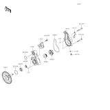 KAWASAKI, EL450BRFNN 2024,EL450BSFNN 2025, WASSERPUMPE