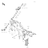 KAWASAKI, EL450BRFNN 2024,EL450BSFNN 2025, RAHMEN