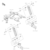 KAWASAKI, EL450BRFNN 2024,EL450BSFNN 2025, AUFHÄNGUNG/STOSSDÄMPFER