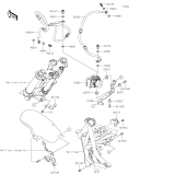 KAWASAKI, EL450BRFNN 2024,EL450BSFNN 2025, BREMSLEITUNG