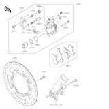KAWASAKI, EL450BRFNN 2024,EL450BSFNN 2025, VORDERRADBREMSE