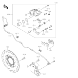 KAWASAKI, EL450BRFNN 2024,EL450BSFNN 2025, HAUPTBREMSZYLINDER HINTER
