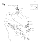KAWASAKI, EL450BRFNN 2024,EL450BSFNN 2025, BENZINTANK