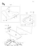 KAWASAKI, EL450BRFNN 2024,EL450BSFNN 2025, SITZ