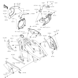 KAWASAKI, EL450BRFNN 2024,EL450BSFNN 2025, VERKLEIDUNG