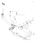 KAWASAKI, BJ230BSFNN 2025, AUSPUFF