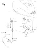 KAWASAKI, BJ230BSFNN 2025, BENZINVERDAMPFUNGSSYSTEM