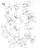KAWASAKI, BJ230BSFNN 2025, RAHMENBEFESTIGUNG