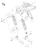 KAWASAKI, BJ230BSFNN 2025, AUFHÄNGUNG/STOSSDÄMPFER