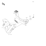 KAWASAKI, BJ230BSFNN 2025, BREMSPEDAL