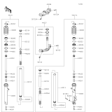 KAWASAKI, BJ230BSFNN 2025, VORDERRADGABEL