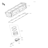 KAWASAKI, ZX1100HSFNN 2025, ZYLINDER/KOLBEN