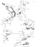 KAWASAKI, ZX1100HSFNN 2025, RAHMENBEFESTIGUNG