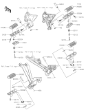 KAWASAKI, ZX1100HSFNN 2025, FUSSRASTE