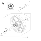 KAWASAKI, ZX1100HSFNN 2025, VORDERRAD