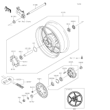 KAWASAKI, ZX1100HSFNN 2025, HINTERRAD