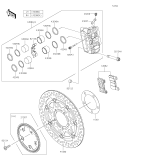 KAWASAKI, ZX1100HSFNN 2025, VORDERRADBREMSE
