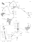 KAWASAKI, ZX1100HSFNN 2025, HAUPTBREMSZYLINDER HINTER