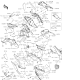 KAWASAKI, ZX1100HSFNN 2025, VERKLEIDUNG UNTER