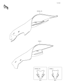 KAWASAKI, ZX1100HSFNN 2025, ZUBEHÖR(WINDSCHUTZ)