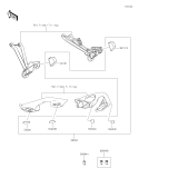 KAWASAKI, ZX1100HSFNN 2025, ZUBEHÖR(KIT KOFFERHALTERUNG)