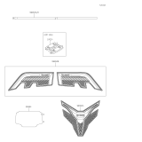 KAWASAKI, ZX1100HSFNN 2025, ZUBEHÖR(AUFKLEBER)