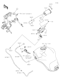 KAWASAKI, KLZ1100ASFNN 2025, BENZINVERDAMPFUNGSSYSTEM