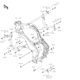 KAWASAKI, KLZ1100ASFNN 2025, MOTORAUFHÄNGUNG