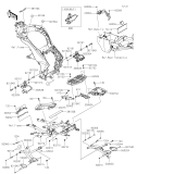 KAWASAKI, KLZ1100ASFNN 2025, RAHMENBEFESTIGUNG