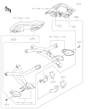 KAWASAKI, KLZ1100ASFNN 2025, ZUBEHÖR(KIT KOFFERHALTERUNG)